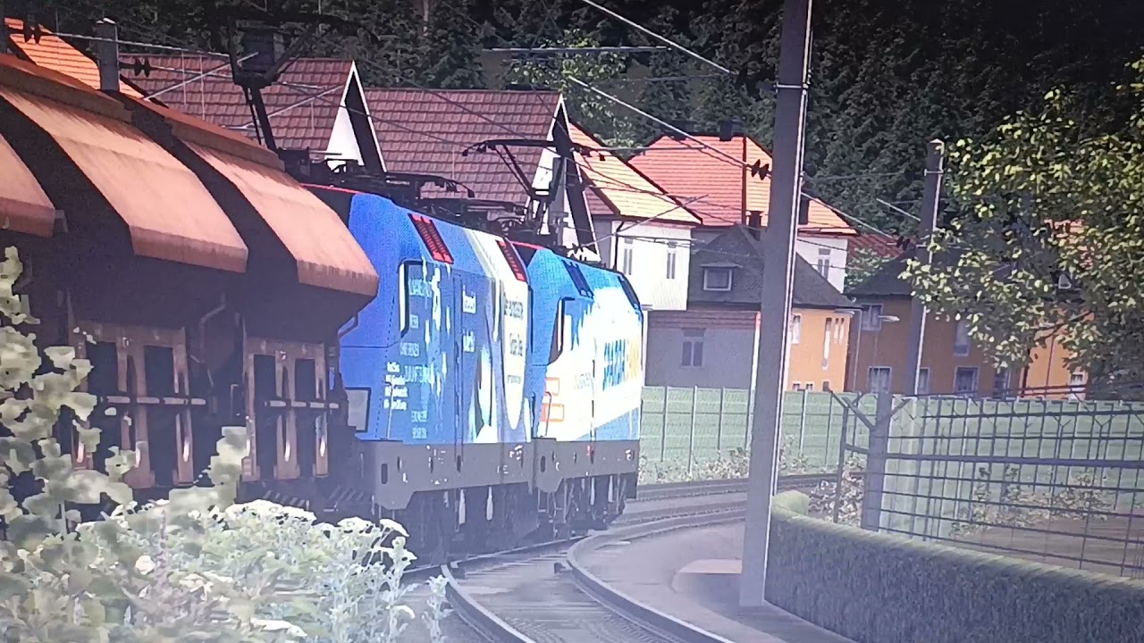 Abfahrt der Sparda Bank Lok in Rankweil (TS)😍