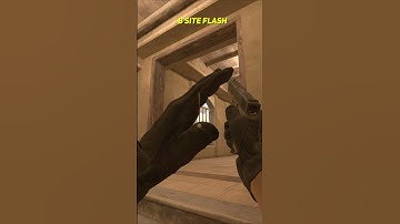 B Site Flash That Bling Every Position CS2 Mirage #shorts