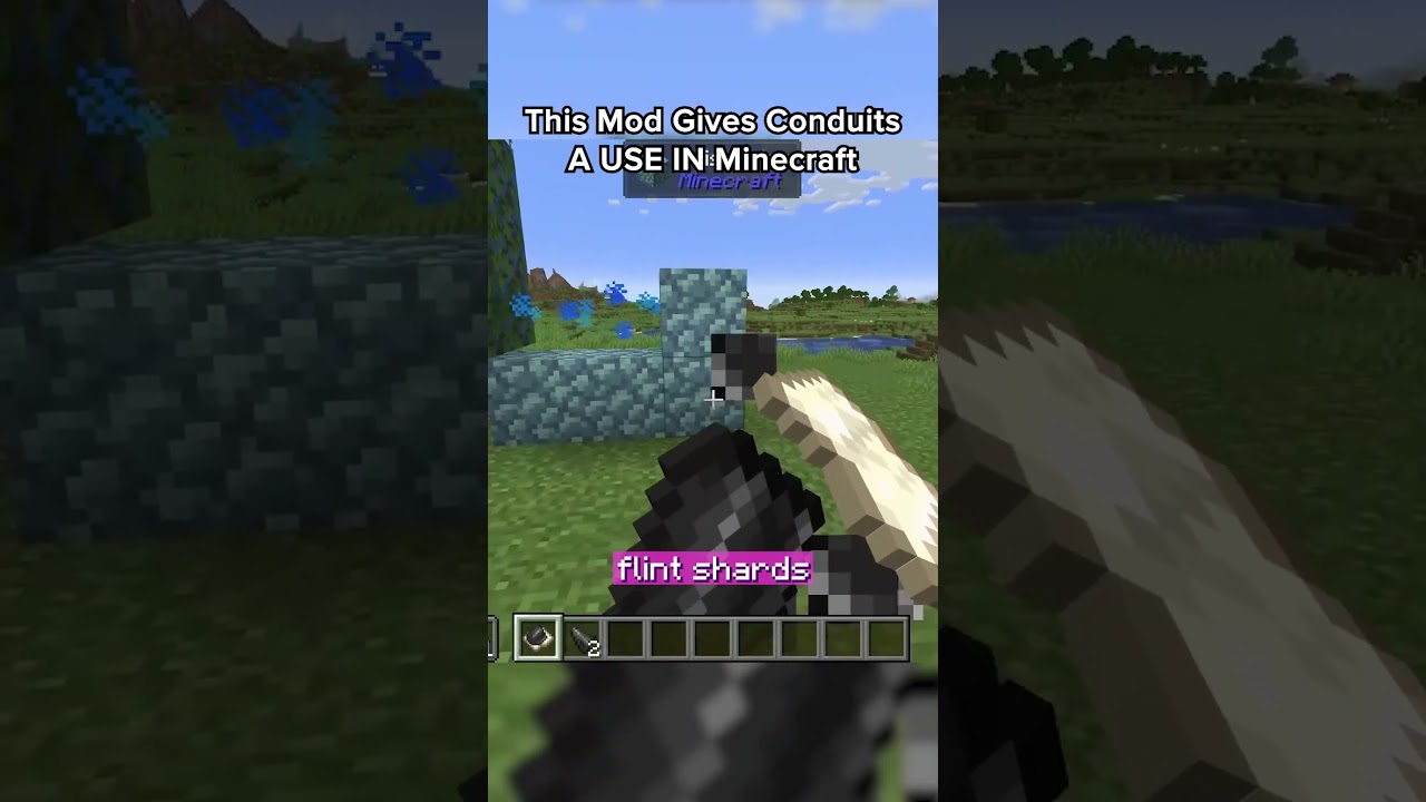 This Mod gives Conduits A USE in Minecraft
