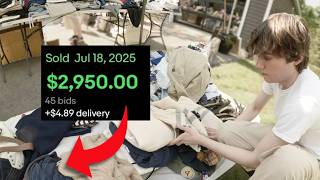 this yard sale had CRAZY RARE true vintage clothes!