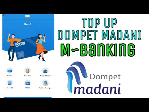 cara Top up dompet madani pake M~Banking