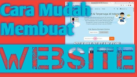 Video Cara Mudah Membuat Website Domain Dan Hosting Di Dewaweb