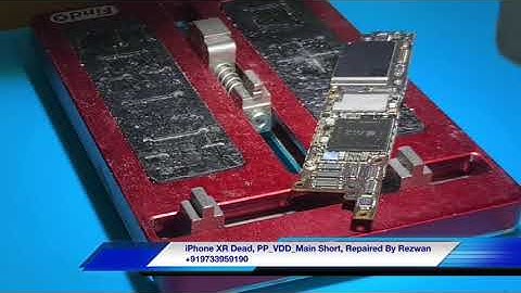 Repair iPhone XR PP VDD MAIN Full Short, And Recover The Database