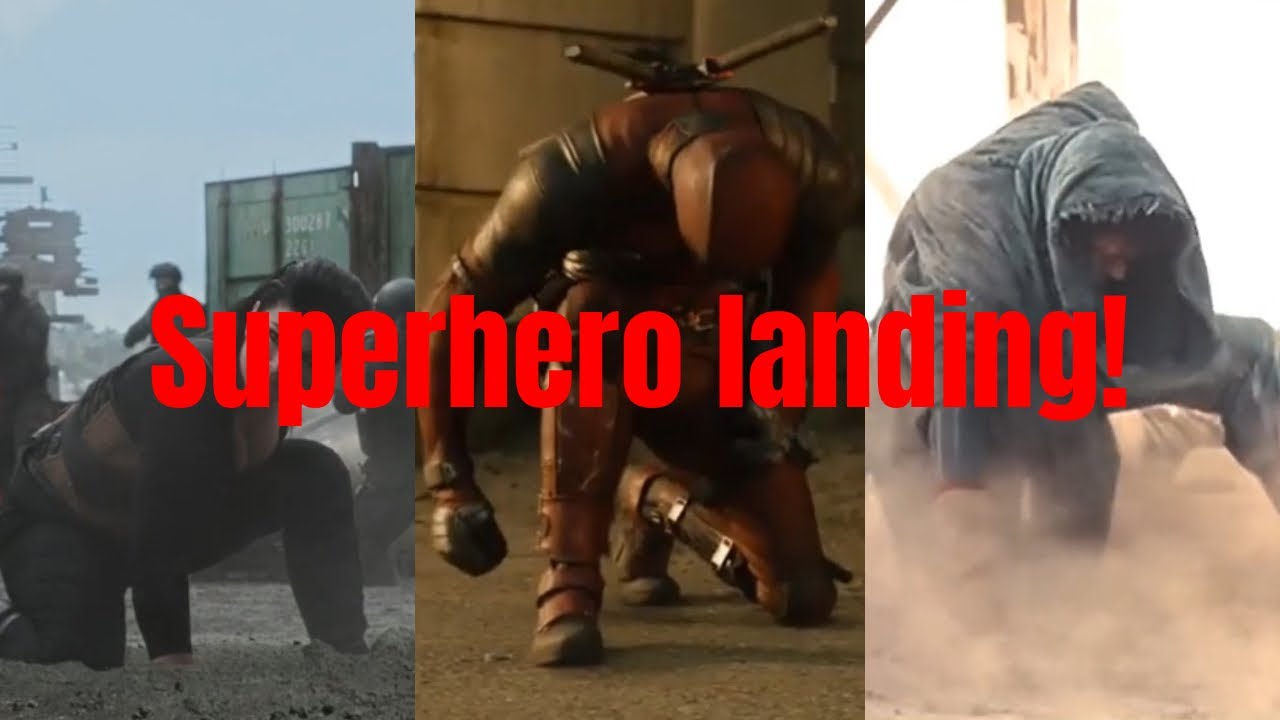 Deadpool: SUPERHERO LANDING!