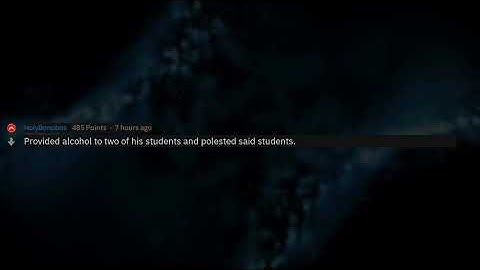 What Did That One Teacher Do To Get Fired? (r/AskReddit)