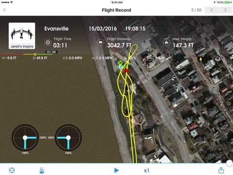DJI Inspire Motor Obstructed Error - Near Crash #2