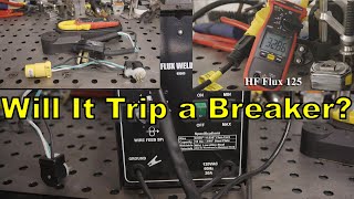 Testing Welder Amp Draw, Will it Trip a Breaker?