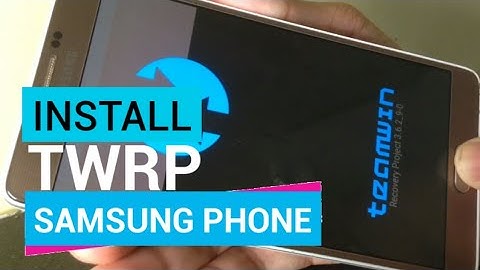 How to Install TWRP Recovery on Samsung Phones | Samsung Galaxy Note 4 Life Of David