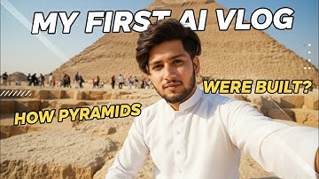 How to make long video with Veo 3 || My first ai vlog in Egypt