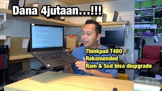 Lenovo Thinkpad T480 Core i5-8250 Generasi 8 ~ Ram 8GB ~ SSD 256GB Layar sentuh FHD  DANA 4 JUTAAN