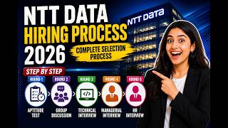NTT DATA 2026 Hiring Process Explained | Aptitude, GD, Technical, HR | Freshers