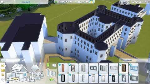 Sims 4 - Hogwarts | Speed Build (PART ONE)