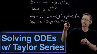 Solving Differential Equations with Power Series: A Simple Example