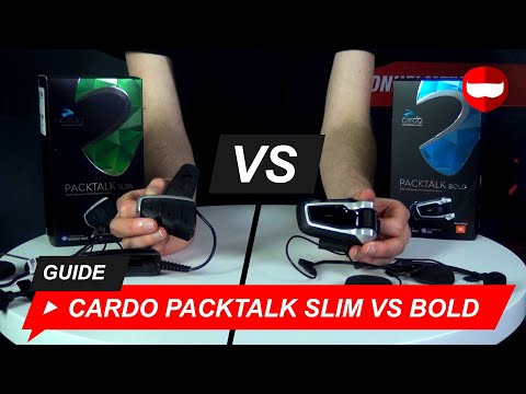 Cardo Packtalk Slim vs Cardo Packtalk Bold Review - ChampionHelmets.com
