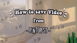 •How to save video from Pinterest 🌿 screenshot 3