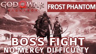 God of War Ragnarok - Frost Phantom Boss Fight (No Mercy Difficulty)