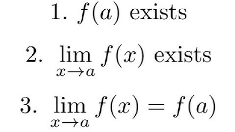 1.4 Continuity and One Sided Limits Part I