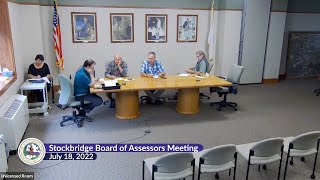 Stockbridge Board of Assessors Meeting, July 18, 2022