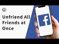 How to Unfriend All  Your Facebook Friends At Once in 2024 (Easy) | Remove All Facebook Friends