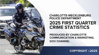 CMPD 2025 First Quarter Crime Statistics - April 10, 2025