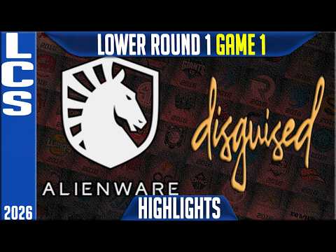 TLAW vs DSG Highlights Game 1 | LCS Round 1 2026 Playoffs | Team Liquid Alienware vs Disguised G1