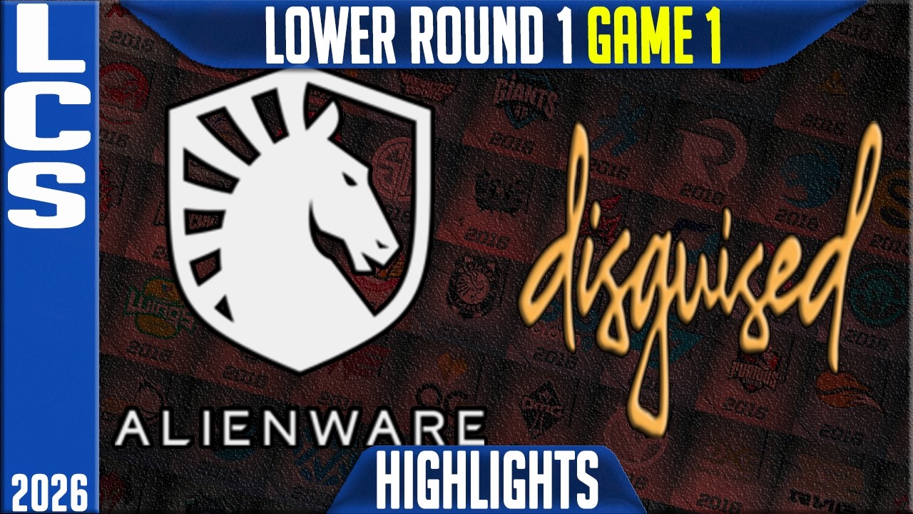 TLAW vs DSG Highlights Game 1 | LCS Round 1 2026 Playoffs | Team Liquid Alienware vs Disguised G1