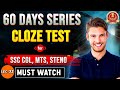 Cloze test for ssc cgl, stenographer, mts _ ssc Cloze test practice _ reading Comprehension