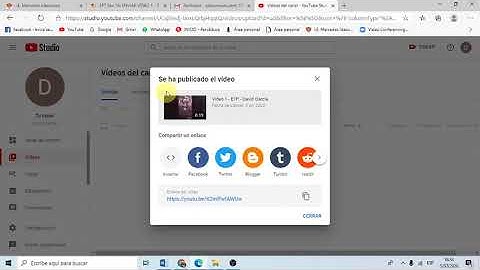 SUBIR VIDEOS A YOUTUBE Y ENVIAR LINK AL AULA VIRTUAL