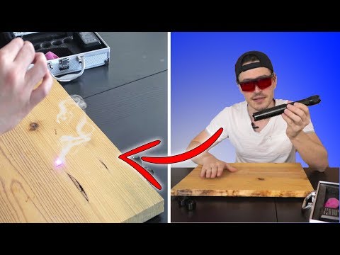 MOST POWERFULL LASER YOU CAN BUY ( BURNS WOOD ? )