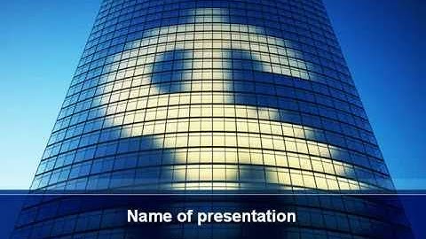 Bank PowerPoint Template by PoweredTemplate.com