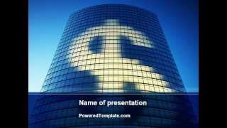 Bank PowerPoint Template by PoweredTemplate.com