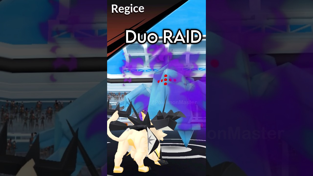 NEW*Shadow Regice *DUO* raid in Pokemon GO. - YouTube