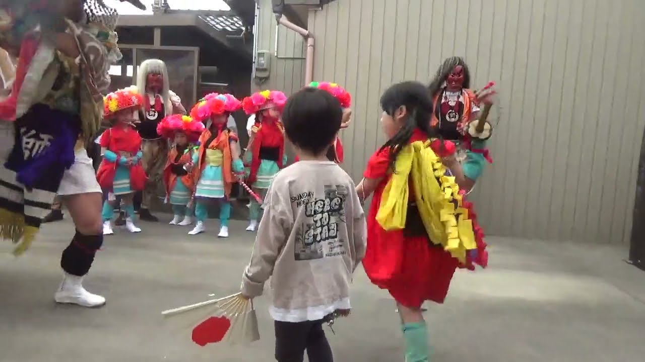 獅子舞 獅子絵田獅子舞 町内朝 2026.5.15 - YouTube