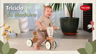 Triciclo de Madeira Boho Chic (18-36m+) - Tiny Love