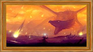 EPIC Dragon vs Wizard Battle – 4K Fantasy Framed Wallpaper for TV screenshot 4