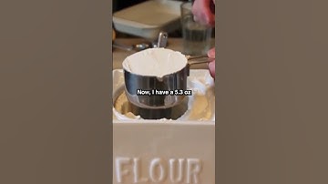 How to Properly Measure Flour on a Scale