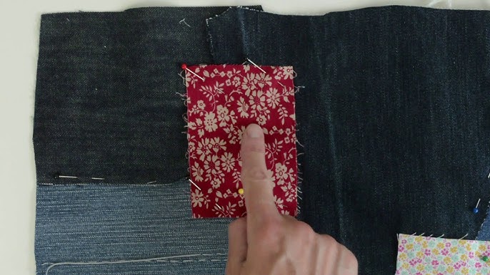 Denim Boro Sashiko Wallet Recycled Jeans Coin Purse Hand 
