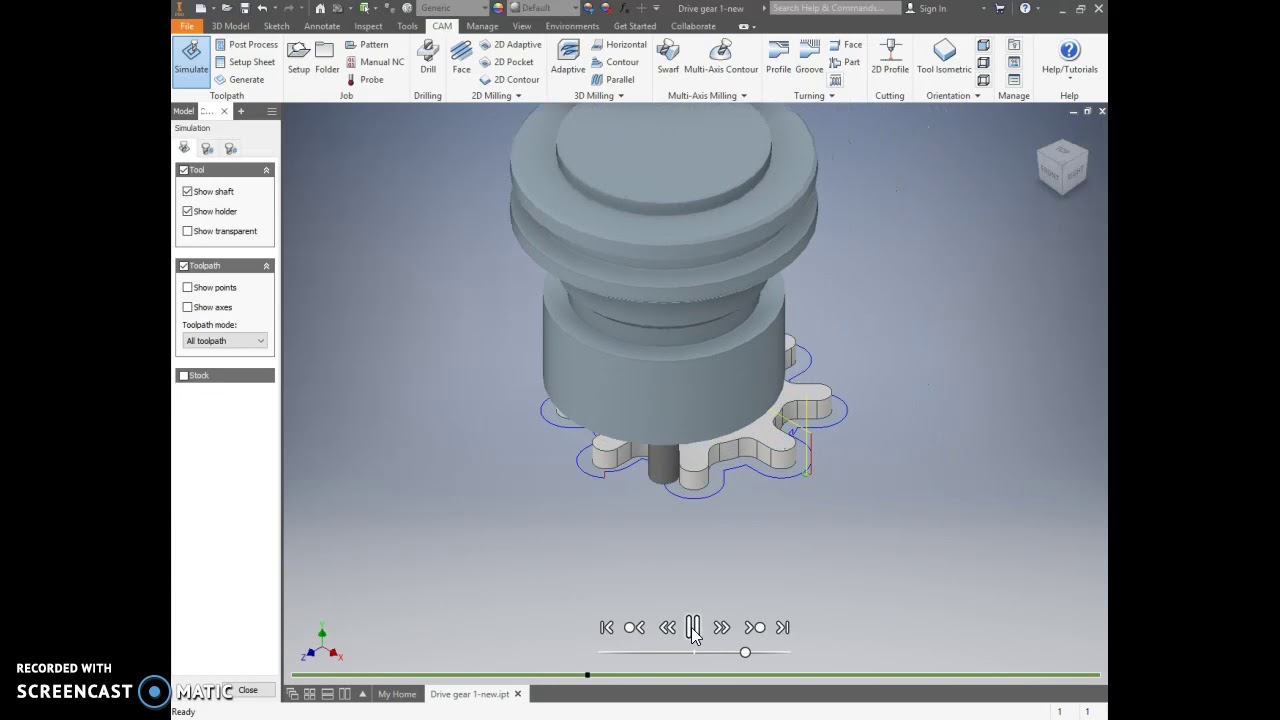 Inventor HSM Post Process - YouTube