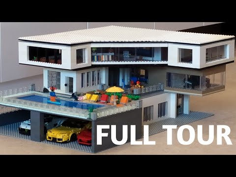 LEGO Modern House MOC (Full Tour)