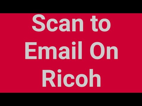 scan to email on ricoh mfp | Scan to email | how to scan on ricoh printer | scan to email with gmail