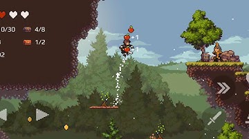Apple knight Action Platformer Gameplay