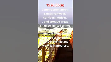 OSHA 1926 56 A Construction Safety OSHA Industrial Work Hardhat Hardwork 