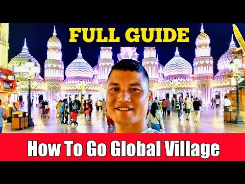 Global Village Dubai 2022 | 4K |Season 26 | How to go Global Village By Bus Full Guide |