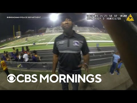 Body cam video shows high school band director being tased after refusing to stop performance