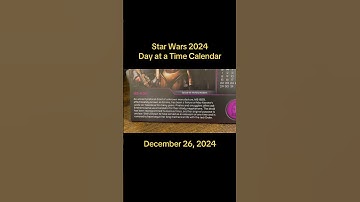 Star Wars 2024 Day at a Time Calendar for December 26, 2024 #StarWars #Lucasfilm #2024 #Calendar