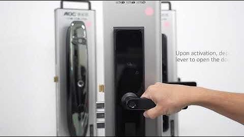 Unlock your L8 Smart Lock with Pincode