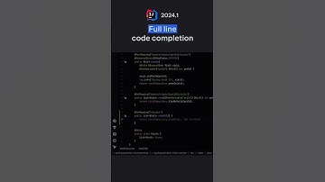 IntelliJ IDEA 2024.1: Full line code completion