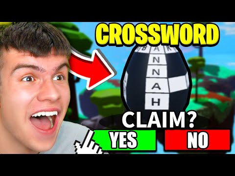 HOW TO GET The CROSSWORD EGG in Roblox BedWars! Egg Hunt Event 2024!