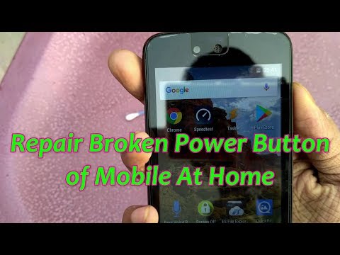 Repair Broken Power Button of Android Mobile at Home - DIY LIfe hacks | Som Tips