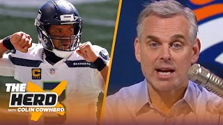 Russell Wilson is coming to the AFC, talks Aaron Rodgers in Green Bay — Colin | NFL | THE HERD